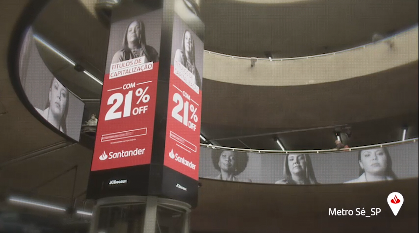 Metro Sé — Santander 21% off pillars