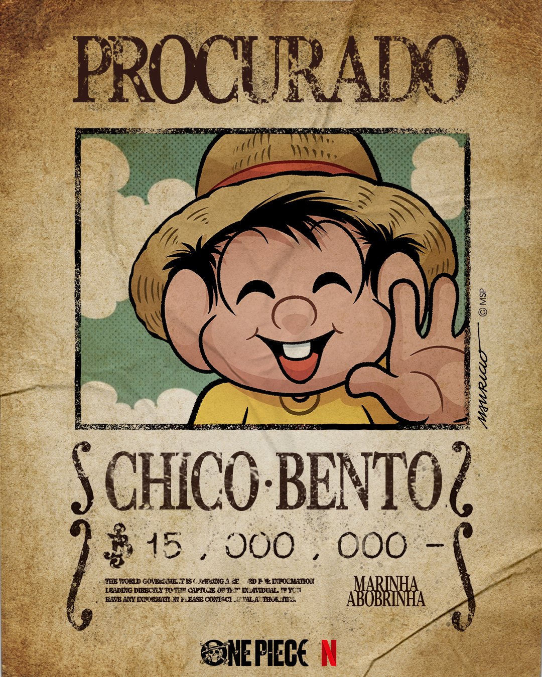 Chico Bento "Procurado" wanted poster